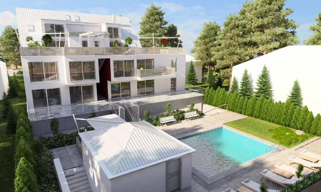 Red Flower Apartment With Pool - 5 Min To Lake Відень Екстер'єр фото